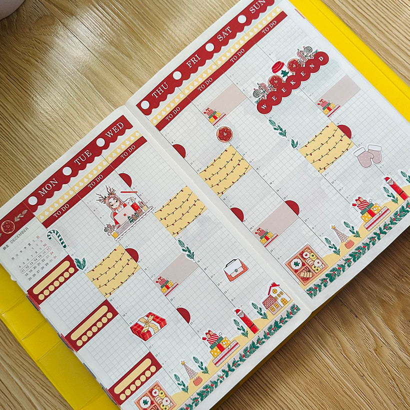 Busy | Joy to the Dolly World | Hobonichi Cousin Weekly Kit - hcwk037