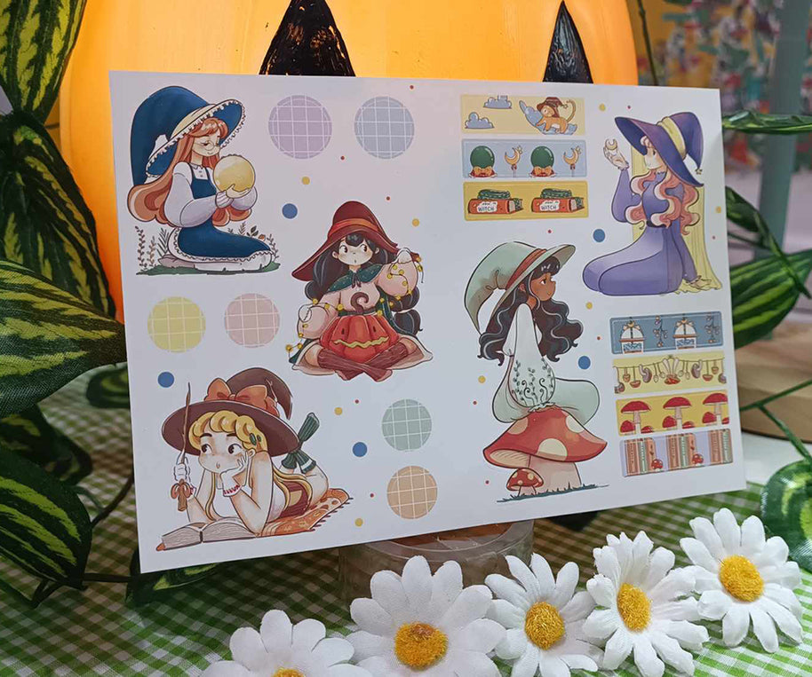 Enchanted | PaperDollzCo | Sticker Book | CB052