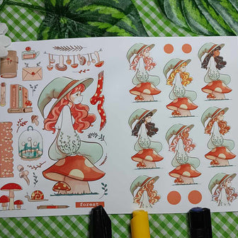 Enchanted | PaperDollzCo | Sticker Book | CB052