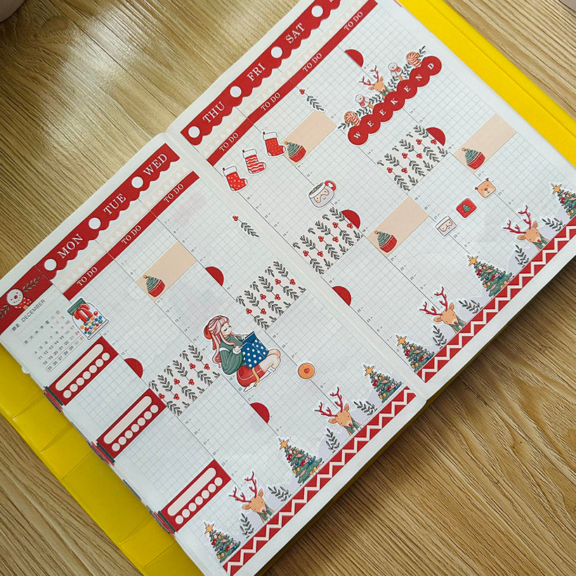 Lavish | Joy to the Dolly World | Hobonichi Cousin Weekly Kit - hcwk038