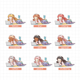 Binge-watch | Home Buddy | Just Dolls Stickers | J362