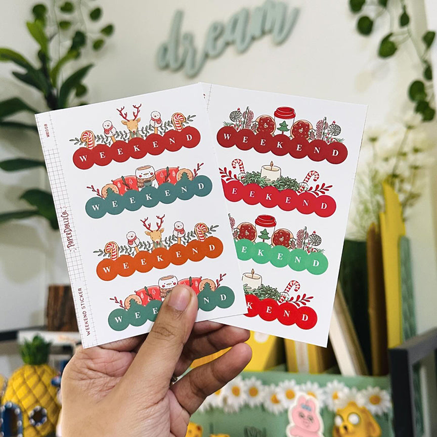 PaperDollzCo | Weekend Stickers | we008