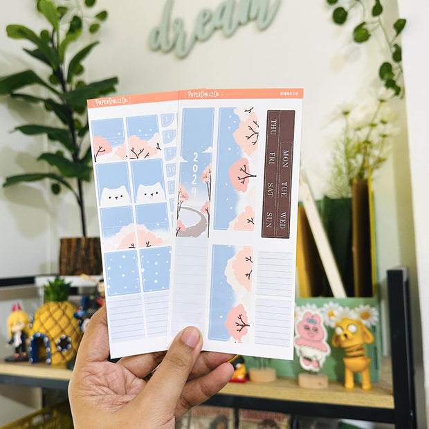 Pastel | Hobonichi Weeks Monthly Stickers ( set of 2 ) | hwm008