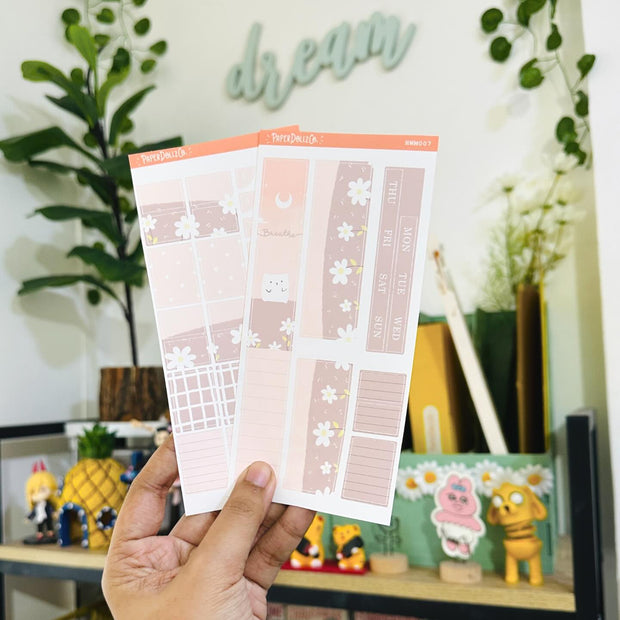 Pastel | Hobonichi Weeks Monthly Stickers ( set of 2 ) | hwm007