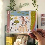 Farmlife | Pretty Petal | Hobonichi A6 Daily Sticker Kit - a016