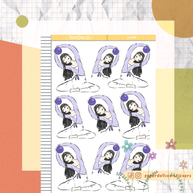 Pilates | Body In Motion | Just Dolls Stickers | J484