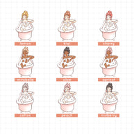 Bath Time | Home Buddy | Just Dolls Stickers | J363