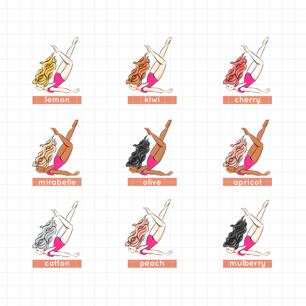 Swimming | Body In Motion | Collection Stickers | C471