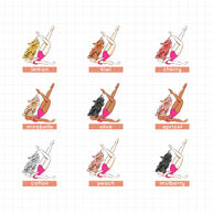 Swimming | Body In Motion | Just Dolls Stickers | J486