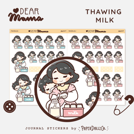 Thawing Milk | Dear Mama | PaperdollzCo | dm007b | dm007g