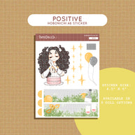 Positive | Year of the Rising Dragon | Hobonichi A6 Sticker Kit - a012