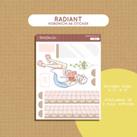 Radiant | Year of the Rising Dragon | Hobonichi A6 Sticker Kit - a014