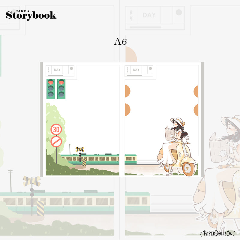 Roundtrip | Wanderlust | Hobonichi A6 Daily Sticker Kit - a066