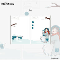 Frosty | Winter Solstice | Hobonichi A6 Daily Sticker Kit - a073