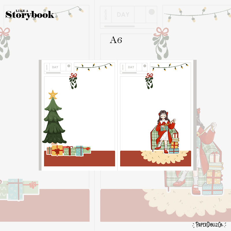 Merry | Winter Solstice | Hobonichi A6 Daily Sticker Kit - a076