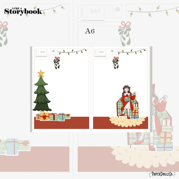 Merry | Winter Solstice | Hobonichi A6 Daily Sticker Kit - a076