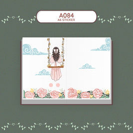 Flora | Reclaiming My Radiance | Hobonichi A6 Daily Sticker Kit - a084
