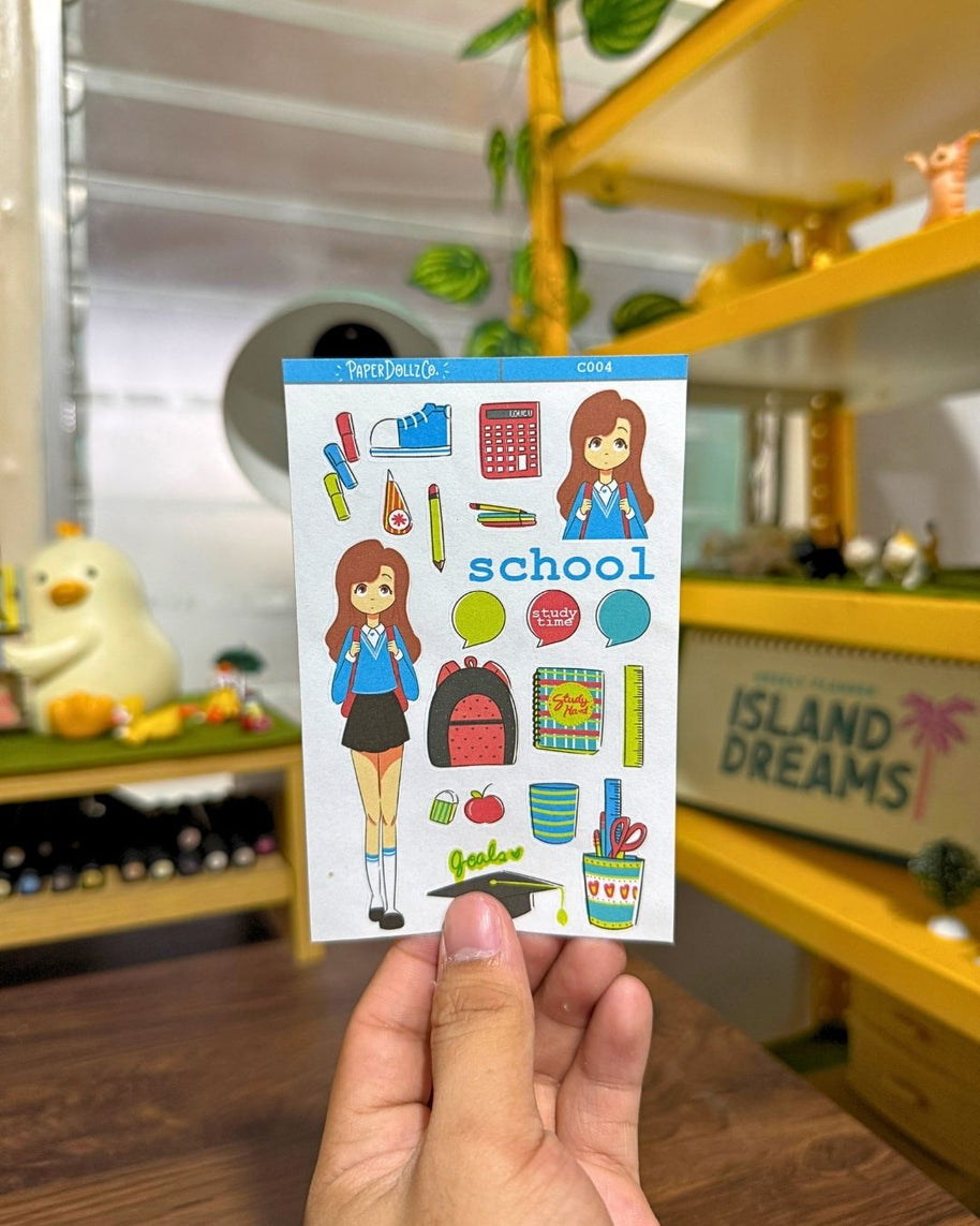 School | Collection Sticker | C004