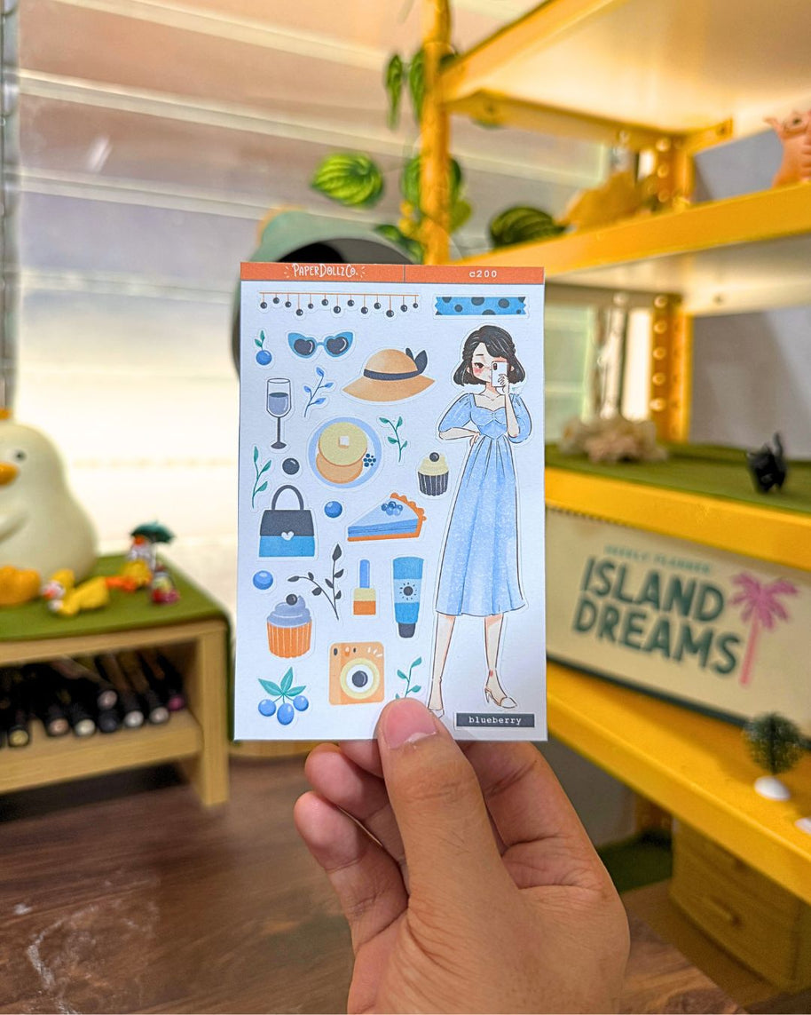 Blueberry | Sweet Summer | Collection Stickers | C200