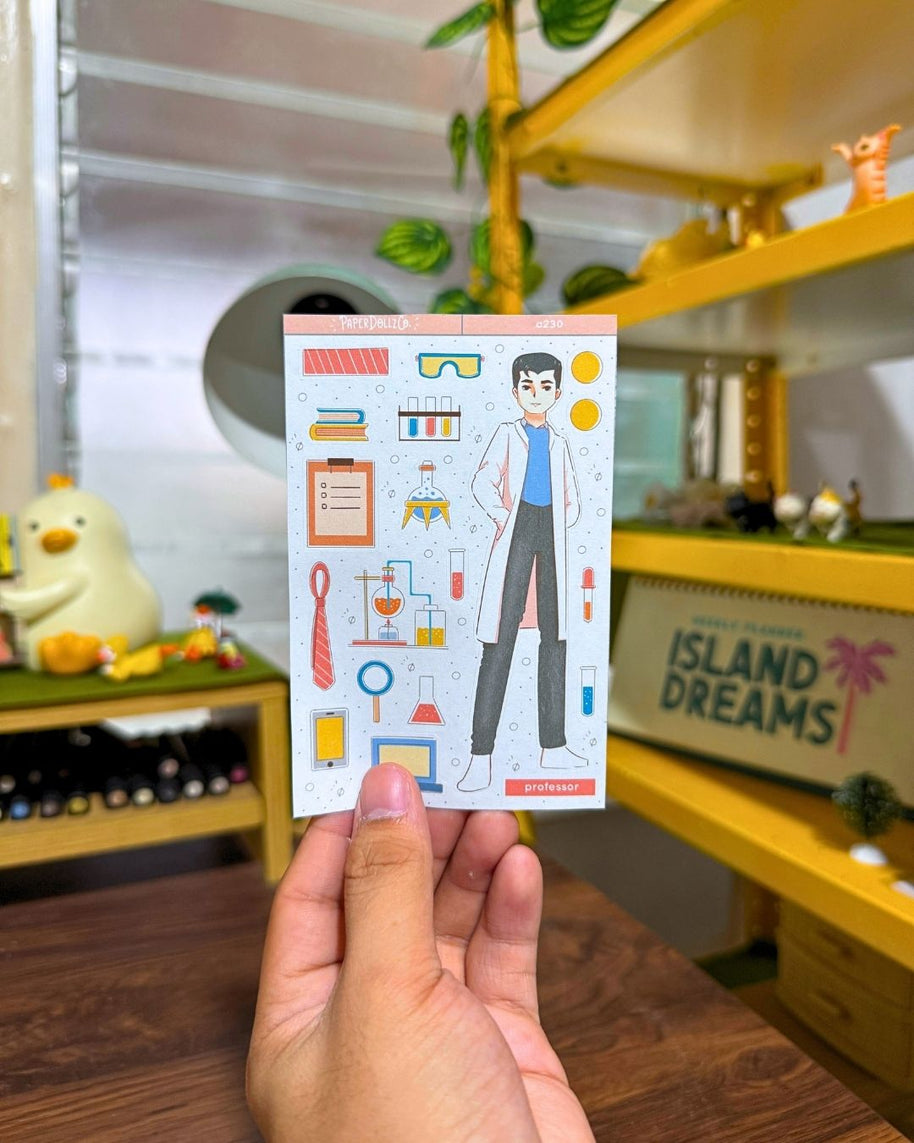 Professor | Workaholic | Collection Stickers | C230