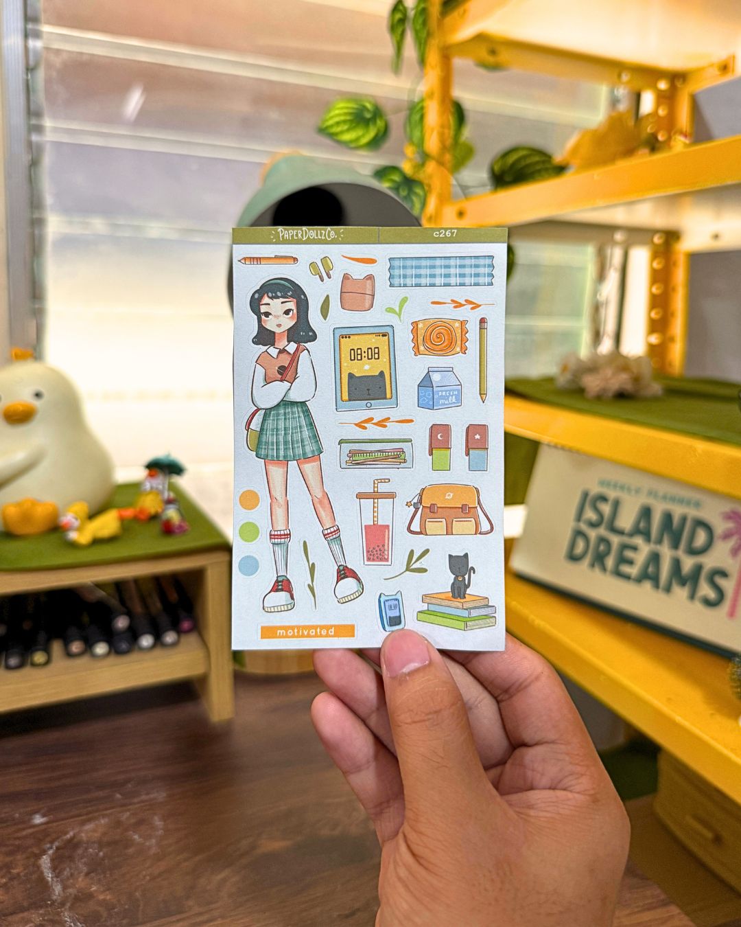 Motivated Student | School Is Cool | Collection Stickers | C267