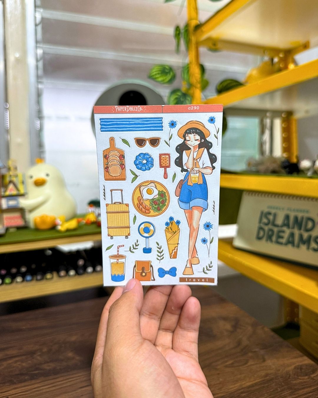 Travel Girl | Story of Us | Collection Stickers | C290
