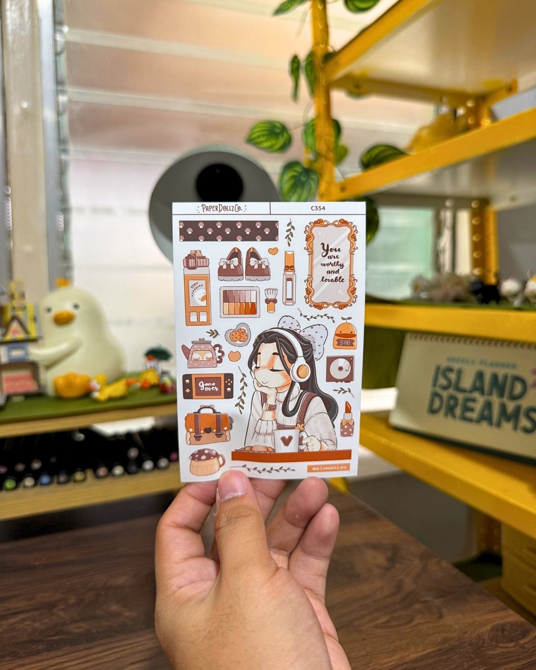 Melomaniac | Alone Time | Collection Stickers | C354