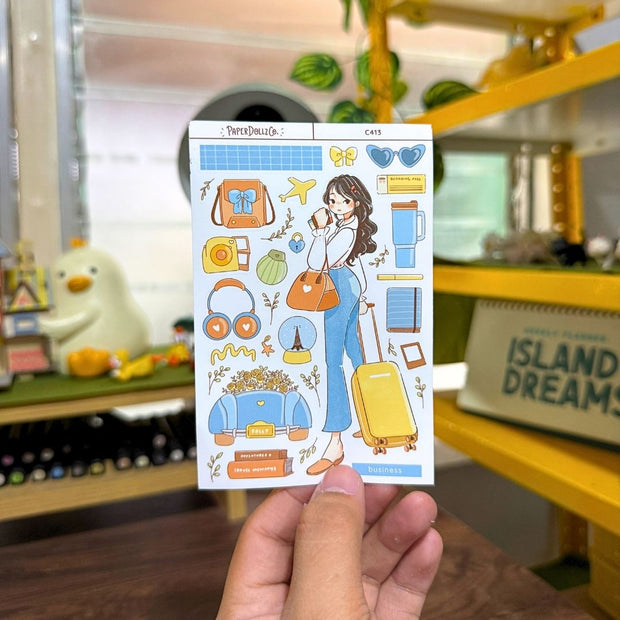 Business | Wanderlust | Collection Stickers | C413