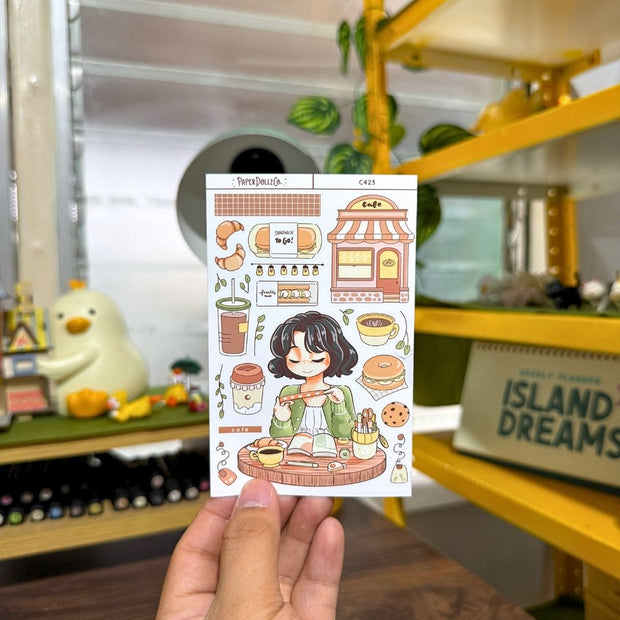 Cafe | Planner Girl | Collection Stickers | C423