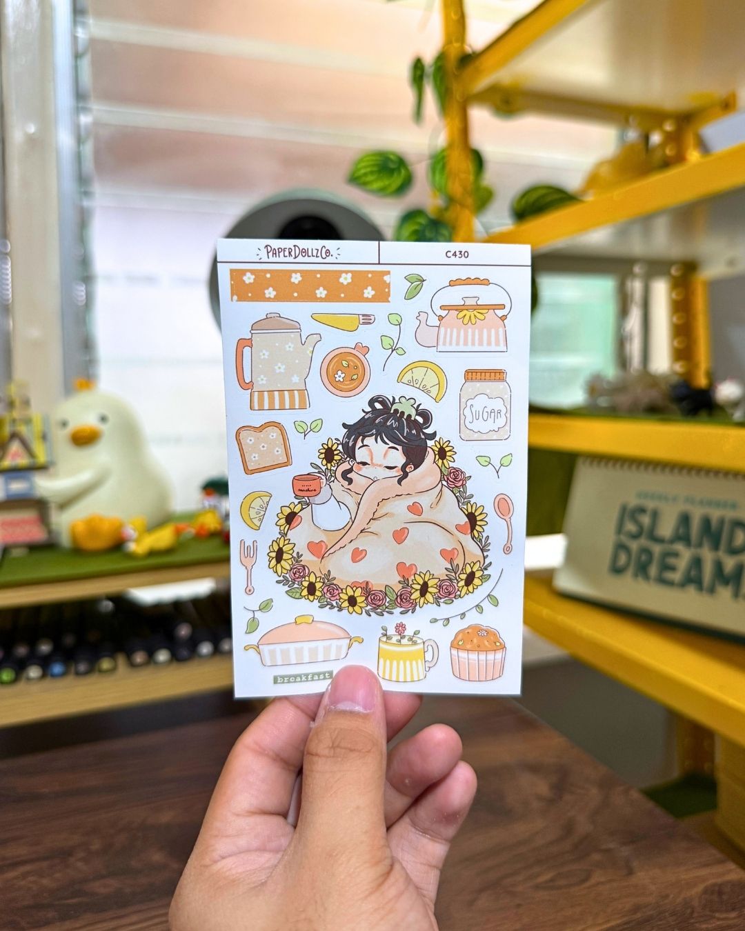 Breakfast | Reclaiming My Radiance | Collection Stickers | C430