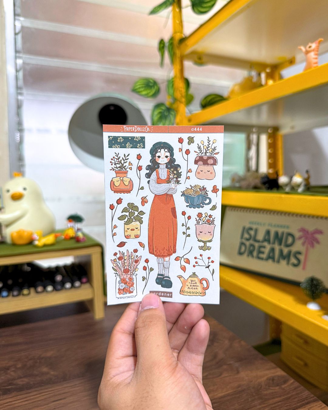 Gardener | Cozy Harvest | Collection Stickers | C444