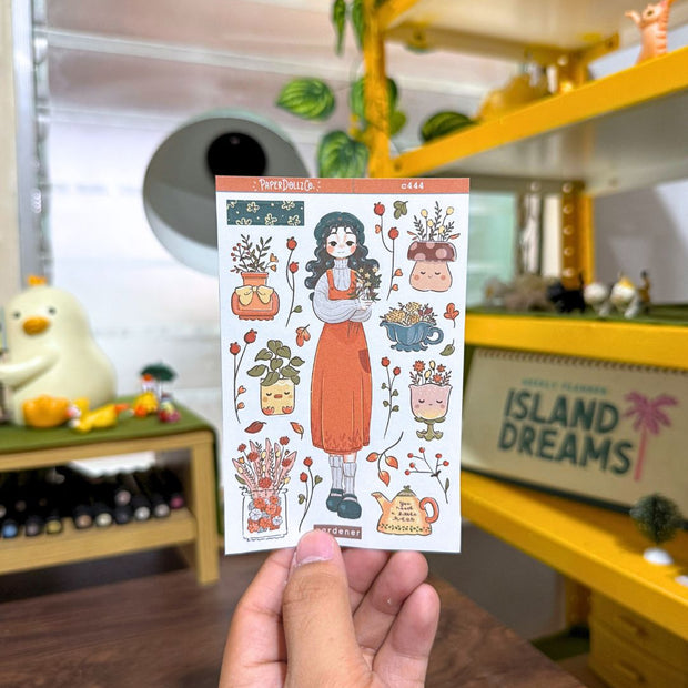 Gardener | Cozy Harvest | Collection Stickers | C444