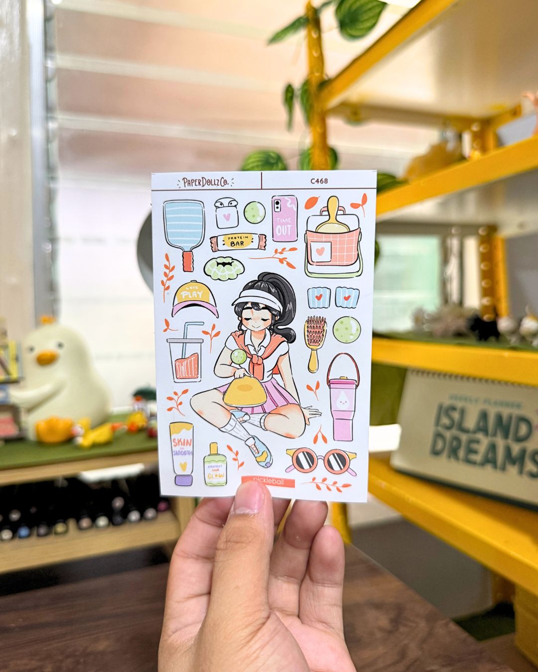 Pickeball | Body In Motion | Collection Stickers | C468