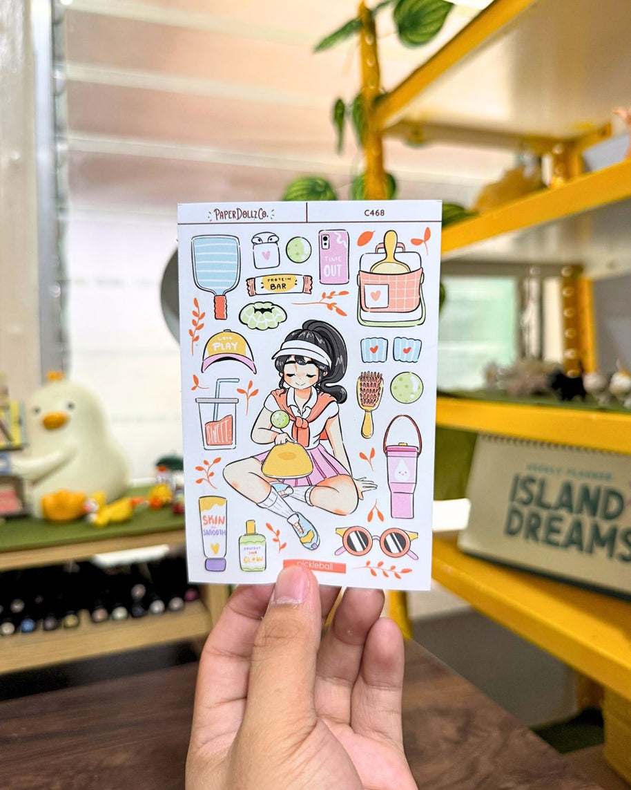 Pickeball | Body In Motion | Collection Stickers | C468