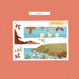 Birds of Autumn | Hobonichi | Cousin Daily Sticker Kit | Cd081