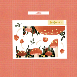 Birds of Autumn | Hobonichi | Cousin Daily Sticker Kit | Cd082