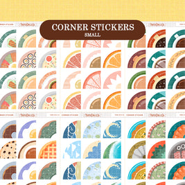PaperDollzCo | Small Corner Stickers | cor-001-S