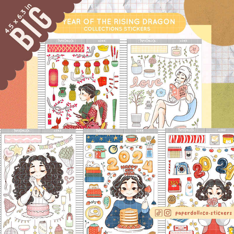 Abundant | New Year | Collection Stickers | C344