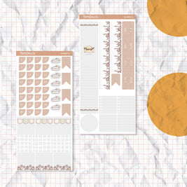 Minimalist | Hobonichi A6 Monthly Sticker ( set of 2 ) | -ha6m011