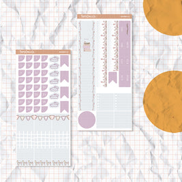 Minimalist | Hobonichi A6 Monthly Sticker ( set of 2 ) | -ha6m012