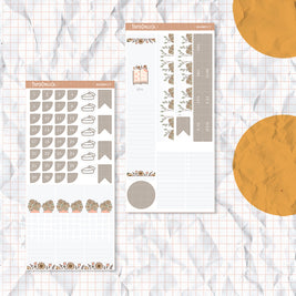 Minimalist | Hobonichi A6 Monthly Sticker ( set of 2 ) | -ha6m017