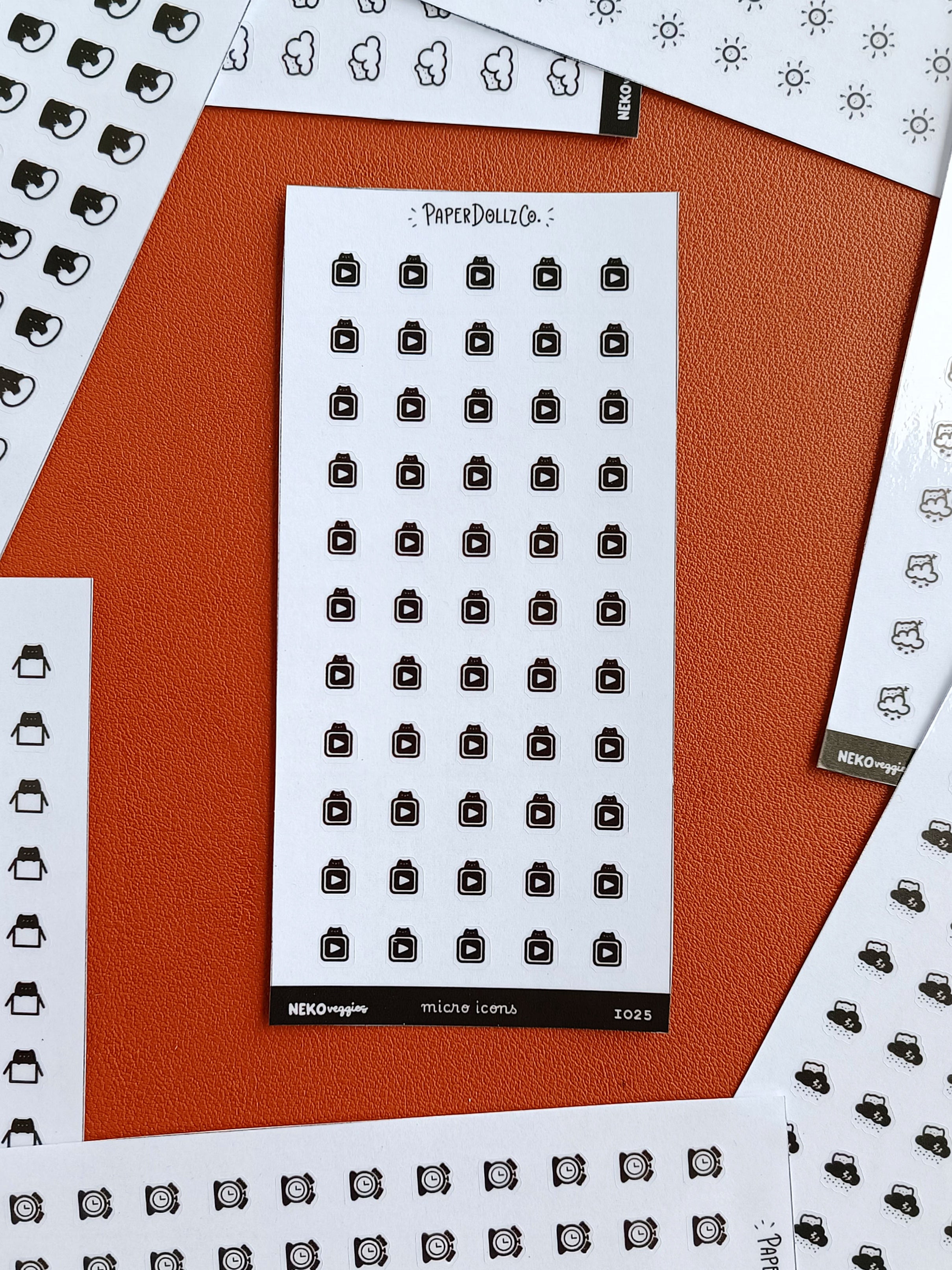 Youtube | PaperDollzCo | Icon Sticker | i025