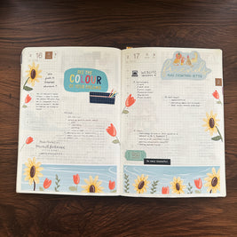 Reclaiming My Radiance | Hobonichi | Cousin Daily Sticker Kit | Cd066