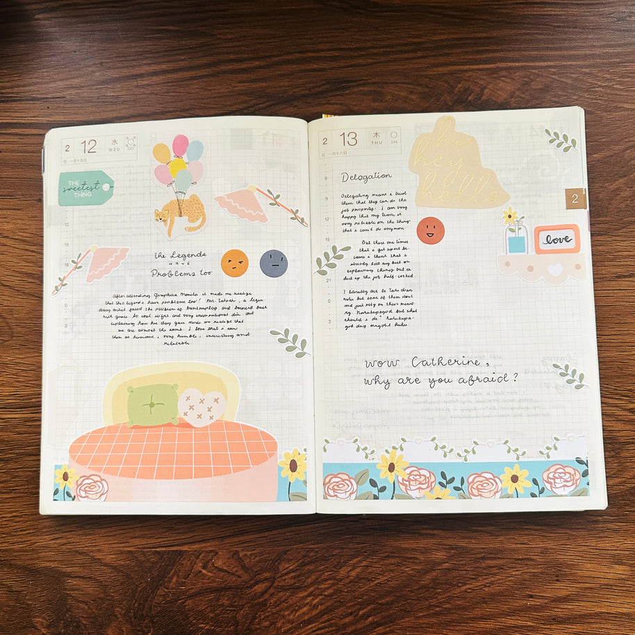 Reclaiming My Radiance | Hobonichi | Cousin Daily Sticker Kit | Cd065