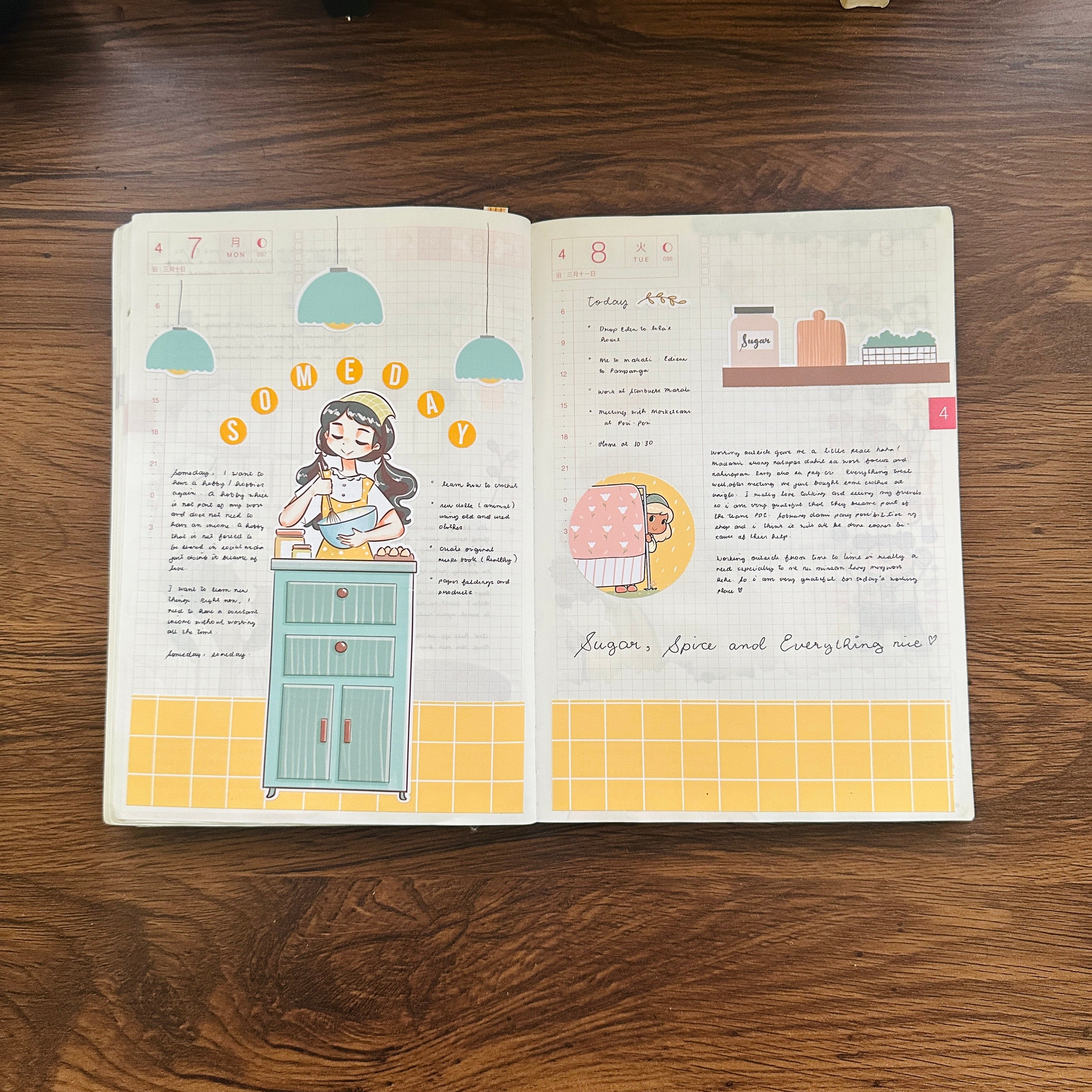 Home Buddy | Hobonichi | Cousin Daily Sticker Kit | Cd058