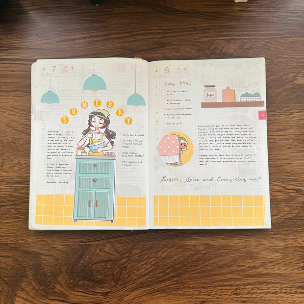 Home Buddy | Hobonichi | Cousin Daily Sticker Kit | Cd058