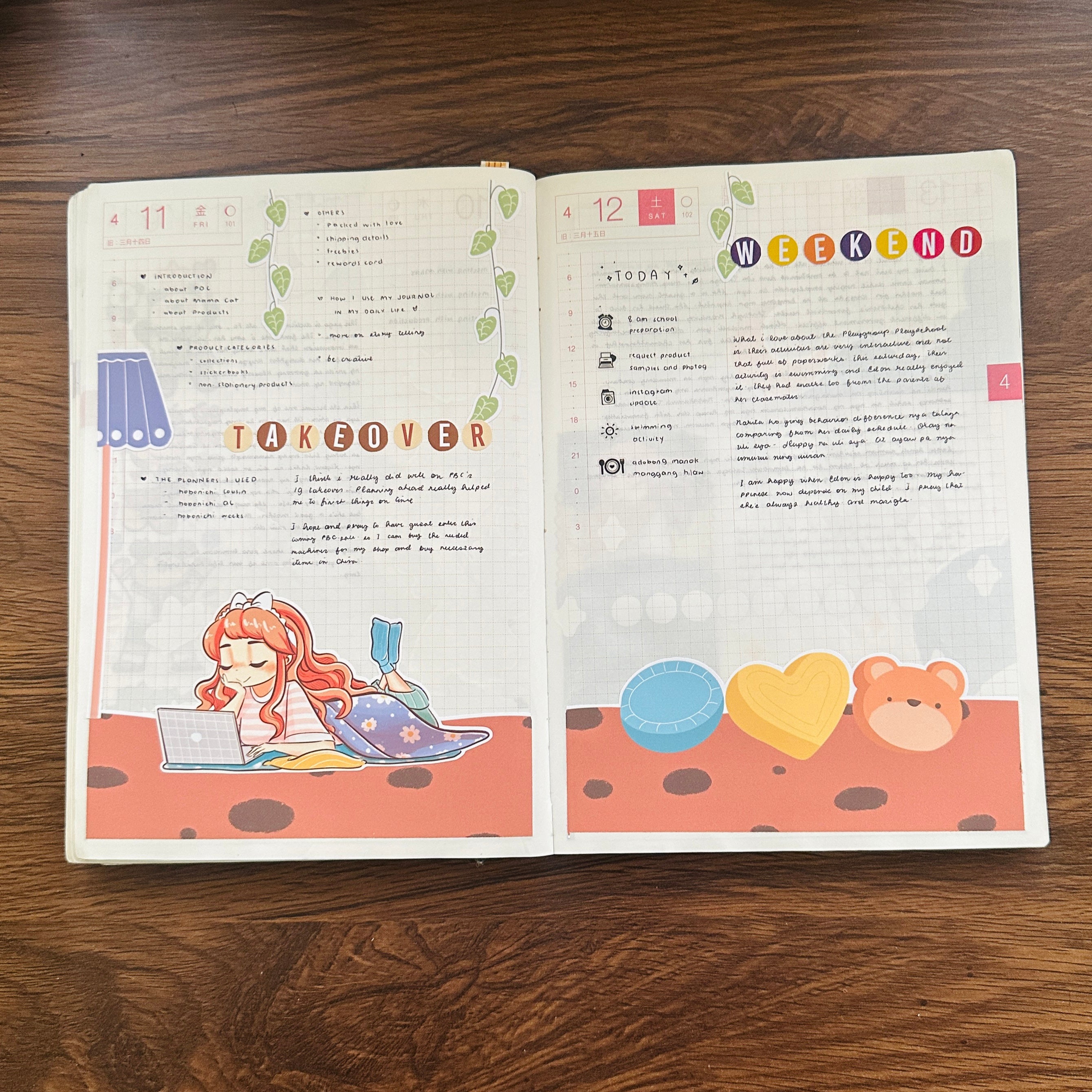 Home Buddy | Hobonichi | Cousin Daily Sticker Kit | Cd057