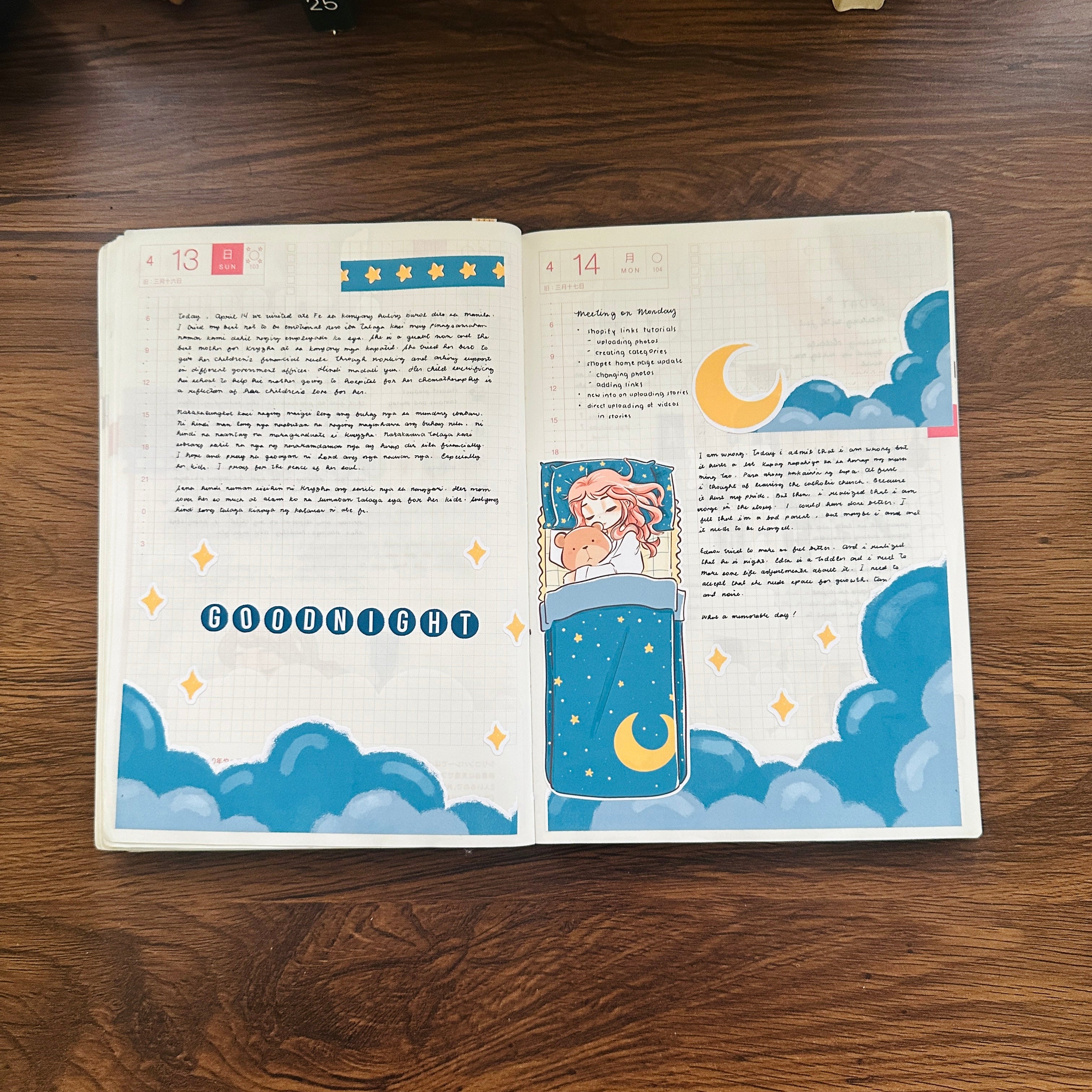 Home Buddy | Hobonichi | Cousin Daily Sticker Kit | Cd061