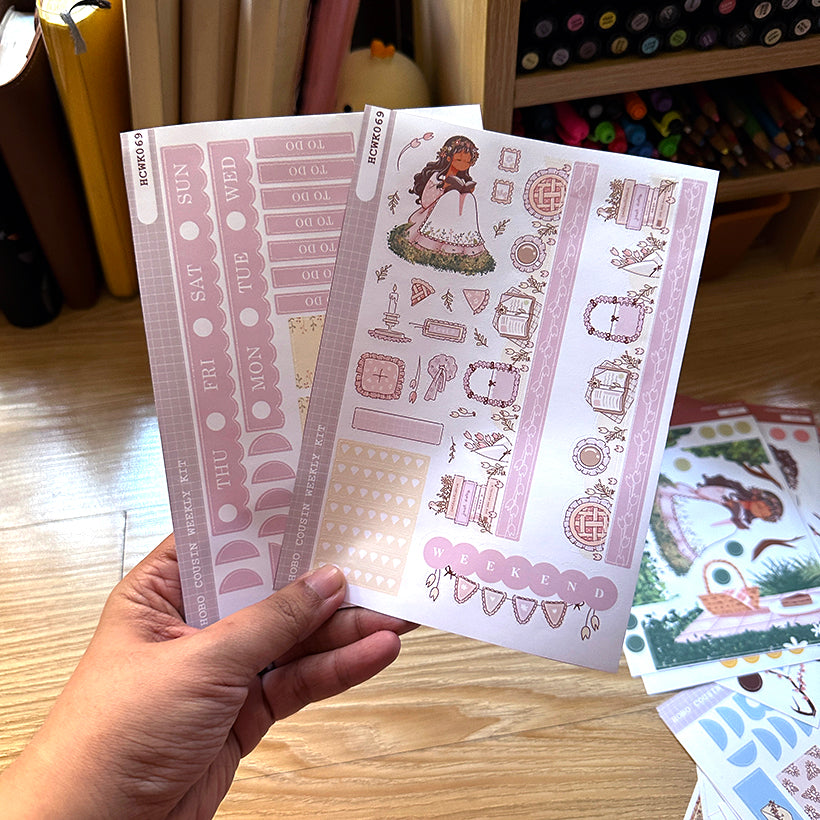 Breezy | Spring Blossoming | Hobonichi Cousin Weekly Kit - hcwk069