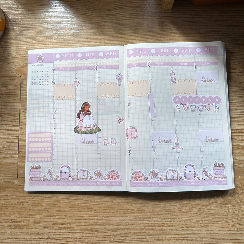 Breezy | Spring Blossoming | Hobonichi Cousin Weekly Kit - hcwk069